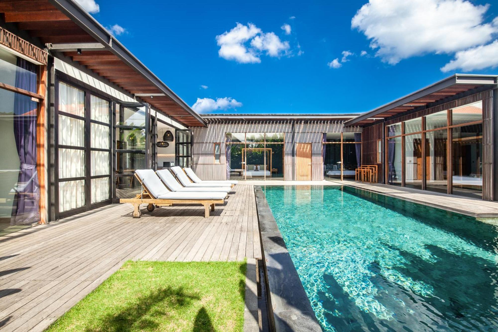 Brand New 5 Bedroom Villa Enclosed Living Room Canggu Canggu (Bali) Exterior photo